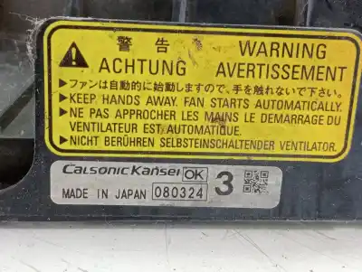 Second-hand car spare part radiator cooling fan for mitsubishi outlander (cw0) 2.0 di-d cat oem iam references 0803243  