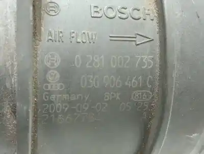 Second-hand car spare part flowmeter for seat exeo st (3r5) (2009>) reference oem iam references 03g906461c  