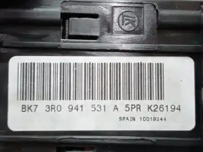 Second-hand car spare part headlights switch for seat exeo st (3r5) (2009>) reference oem iam references 3r0941531a  