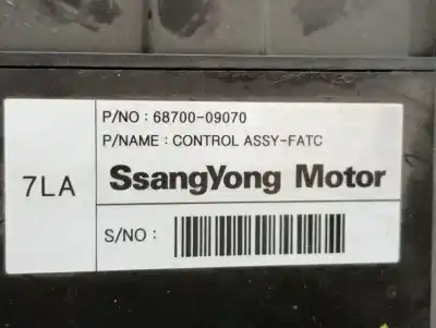 Second-hand car spare part climate control for ssangyong kyron 200 xdi limited oem iam references 6870009070  900172