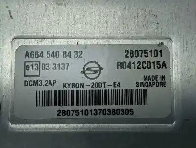 Second-hand car spare part ecu engine control for ssangyong kyron 200 xdi limited oem iam references a6645408432  900173