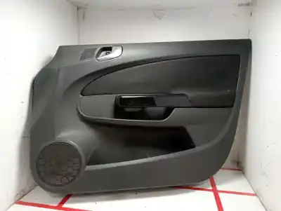 Peça sobressalente para automóvel em segunda mão forra / revestimento da porta dianteira direita por opel corsa d cmon referências oem iam 13232903