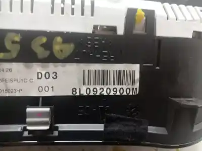 Pièce détachée automobile d'occasion COMPTEUR DE VITESSE TABLEAU DE BORD pour AUDI A3 (8L) 1.9 TDI Ambiente Références OEM IAM   