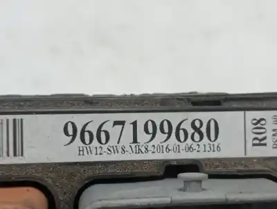 Second-hand car spare part fuse box unit for citroen c3 feel oem iam references 9667199680  