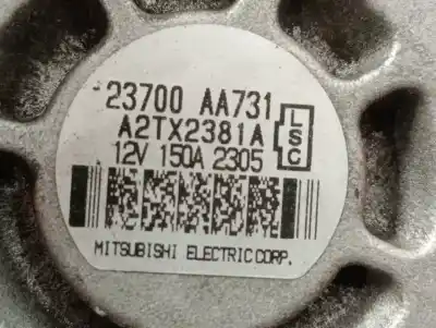 Second-hand car spare part alternator for subaru xv sport oem iam references 23700aa731  899099