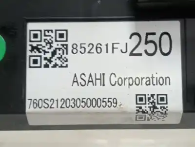 Second-hand car spare part multifunction display for subaru xv sport oem iam references 85261fj250  899153