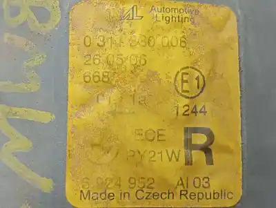 Second-hand car spare part front right headlight for bmw serie 3 compact (e46) 318ti oem iam references 0311330006  