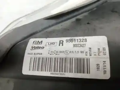 Peça sobressalente para automóvel em segunda mão farol / farolim direito por opel corsa d expression referências oem iam 95511328  907946