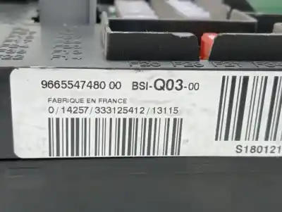 Second-hand car spare part electronic module for citroen c4 lim. collection oem iam references 9665547480  