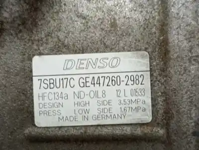 Peça sobressalente para automóvel em segunda mão compressor de ar condicionado a/a a/c por bmw x5 (e70) xdrive30d referências oem iam 4472602982  