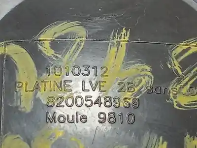 Peça sobressalente para automóvel em segunda mão botão / interruptor elevador vidro dianteiro esquerdo por renault kangoo furgón confort referências oem iam 8200548969  