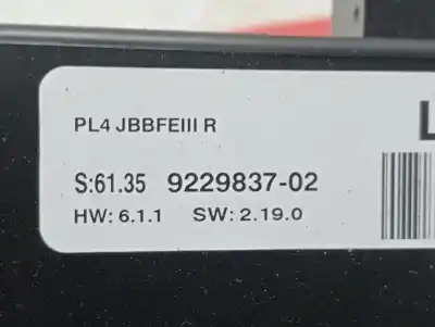 Peça sobressalente para automóvel em segunda mão módulo eletrônico por bmw x5 (e70) xdrive30d referências oem iam 9229837  