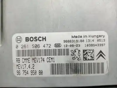 Second-hand car spare part ecu engine control for peugeot 308 access oem iam references 9675495080  