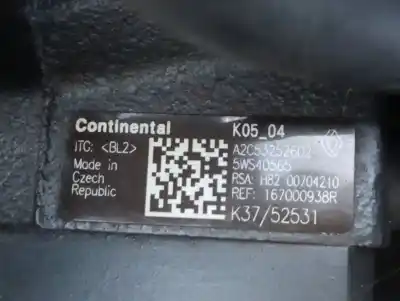 Second-hand car spare part complete engine for renault laguna iii dynamique tomtom oem iam references k9kr8  909778