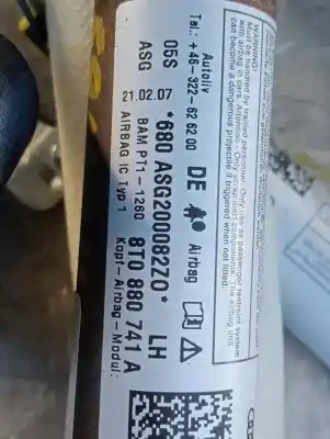 Second-hand car spare part airbag kit for audi a5 coupe (8t) 3.0 tdi quattro oem iam references 8k0959655  897979