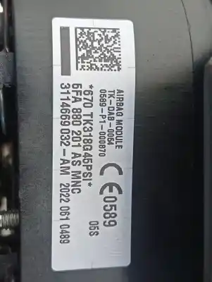 Peça sobressalente para automóvel em segunda mão kit airbag por seat ateca (khp) dpc referências oem iam 5qf959655at  898619