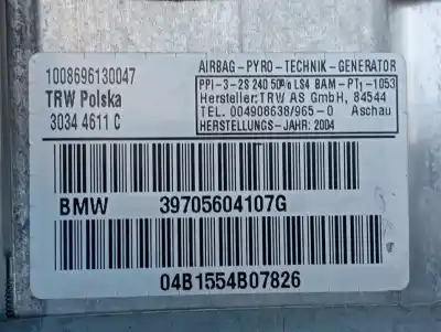 Peça sobressalente para automóvel em segunda mão kit airbag por bmw x3 (e83) 3.0d referências oem iam 65773414990  901493