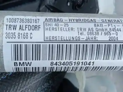 Peça sobressalente para automóvel em segunda mão kit airbag por bmw x3 (e83) 3.0d referências oem iam 65773414990  901493