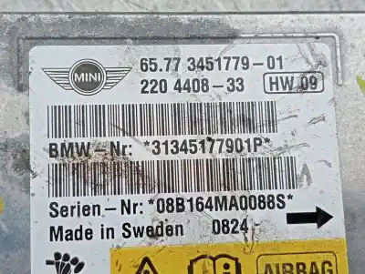Second-hand car spare part airbag kit for mini mini (r56) one oem iam references 31345177901p  904222