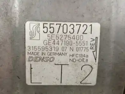 Second-hand car spare part air conditioning compressor for opel corsa d a13dtr oem iam references 55703721  903804
