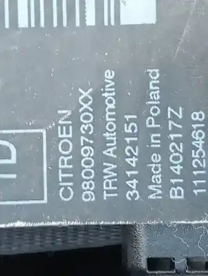 Автозапчасти б/у правый передний ремень безопасности за citroen c4 cactus business ссылки oem iam 98009730xx