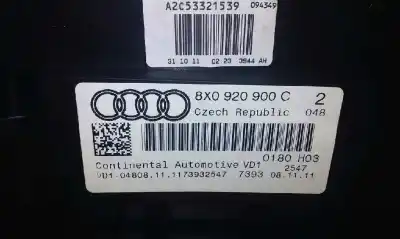 Автозапчасти б/у приборная доска за audi a1 sportback (8xa, 8xf) 1.6 tdi ссылки oem iam   