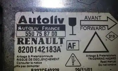Автозапчасти б/у блок управления подушками безопасности за renault laguna ii (bg0) authentique ссылки oem iam 8200142183a  