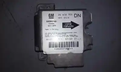 İkinci el araba yedek parçası hava yastigi kontrol ünitesi için opel astra g coupé 1.8 16v oem iam referansları 5wk42979