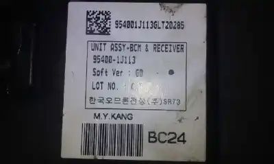 Second-hand car spare part electronic module for hyundai i20 classic oem iam references 954001j113  