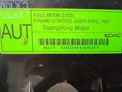 Автозапчасти б/у климат-контроль за ssangyong rodius xdi ссылки oem iam 6870021021  6870021021