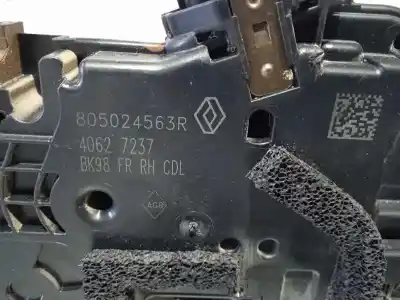 Peça sobressalente para automóvel em segunda mão fechadura da porta dianteira direita por renault clio iv 0.9 referências oem iam 805024563r  4 pin