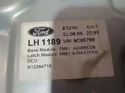 Second-hand car spare part rear left window regulator for ford focus turnier (cb4) trend oem iam references 7m51a24995db  