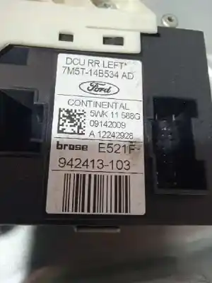 Second-hand car spare part rear left window regulator for ford focus turnier (cb4) trend oem iam references 7m51a24995db  