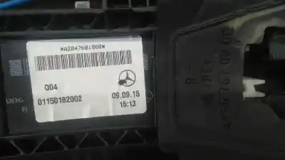 Автозапчасти б/у замок передней правой двери за mercedes-benz clase gla (w156) gla 200 cdi (156.908) ссылки oem iam a1667200435 4 pins 