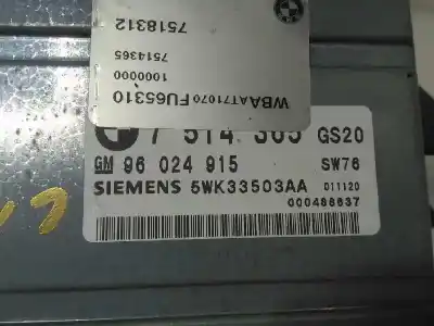 Second-hand car spare part automatic gearbox control unit for bmw serie 3 compact (e46) 320td oem iam references 96024915  
