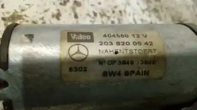Автозапчастина б/у двигатель заднього склоочисника для mercedes-benz clase c (w203) familiar 2.2 cdi cat посилання на oem iam 2038200542  