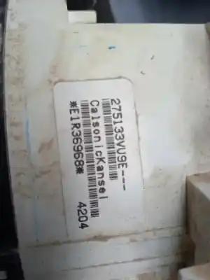 Peça sobressalente para automóvel em segunda mão comando de sofagem (chauffage / ar condicionado)  por nissan note acenta referências oem iam 275133vu9e  