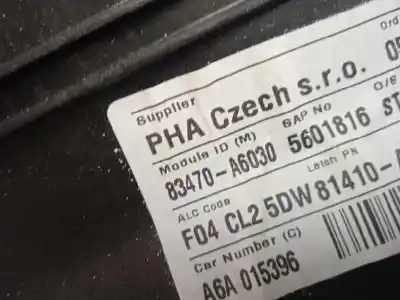 Автозапчастина б/у регулятор склона задній лівий для hyundai i30 (gd) 1.6 crdi посилання на oem iam 83470a6030  