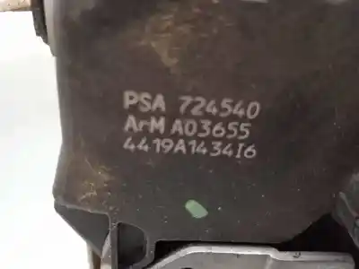 Автозапчасти б/у замок задней правой двери за peugeot 3008 confort ссылки oem iam 724550 6 pins 9800623580