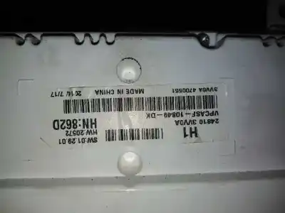 Автозапчастина б/у панель інструментів для nissan note acenta посилання на oem iam 248103vv0a 8 rpm 