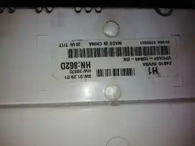 Автозапчастина б/у панель інструментів для nissan note acenta посилання на oem iam 248103vv0a 8 rpm 