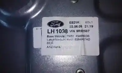 Автозапчасти б/у регулятор стекла заднего левого за ford kuga (cbv) 2.0 tdci cat ссылки oem iam 7m51r24995db  