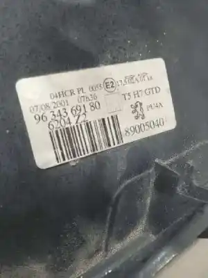 Автозапчастина б/у ліва фара для peugeot 307 (s1) xr посилання на oem iam 9634369180  