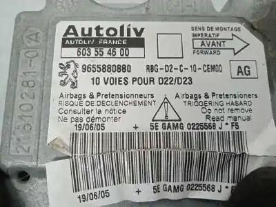 Автозапчастина б/у блок управління подушками безпеки для peugeot 407 sw st sport посилання на oem iam 9655880880 603554600 9655880880