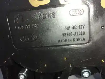 Second-hand car spare part rear windshield wiper motor for kia carens ( ) 1.7 crdi cat oem iam references 98700a4000 4 pins 98700a4000