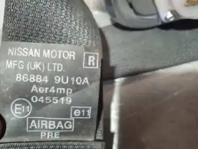 Second-hand car spare part front right seat belt for nissan note (e11e) 1.5 dci turbodiesel cat oem iam references 501wa431ei  868849u10a