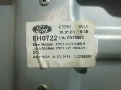 Pezzo di ricambio per auto di seconda mano alzacristalli anteriore destro per ford focus turnier (cb4) trend riferimenti oem iam 4m51b203a28bh 8m51b219a64aa 