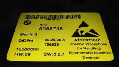 Second-hand car spare part electronic module for bmw serie 5 berlina (e60) 520d oem iam references 13580660  