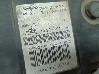 Peça sobressalente para automóvel em segunda mão travão de estacionamento elétrico por ford focus c-max (cap) ambiente (d) referências oem iam 3m512598ea  10220101114