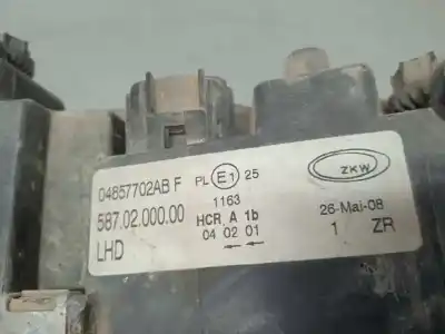 Gebrauchtes Autoersatzteil rechter scheinwerfer zum chrysler voyager (rg) 2.5 crd se grand voyager oem-iam-referenzen 04857702ab  4857702ab